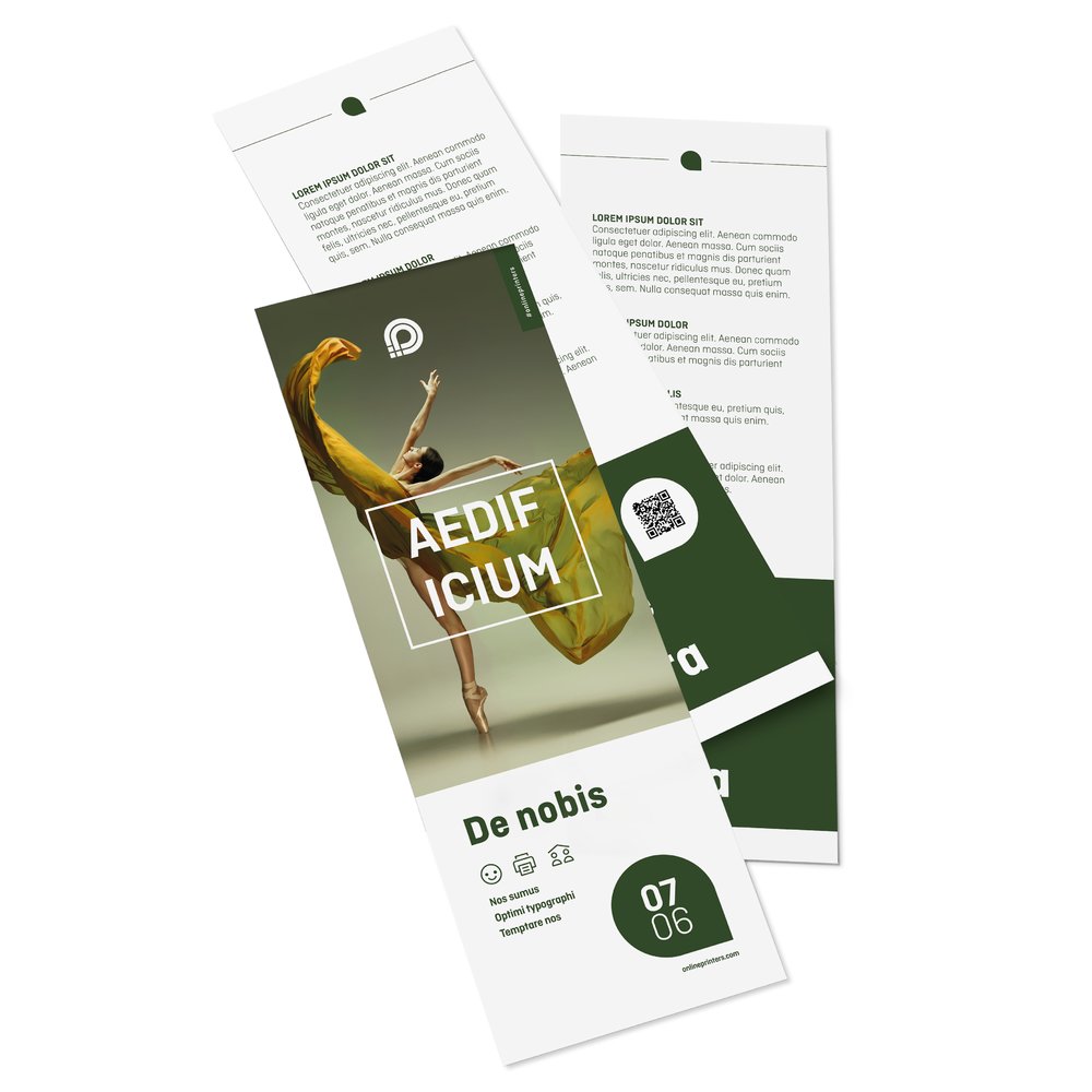 1000 Flyers long - impression recto/verso - 130 g/m² papier couché