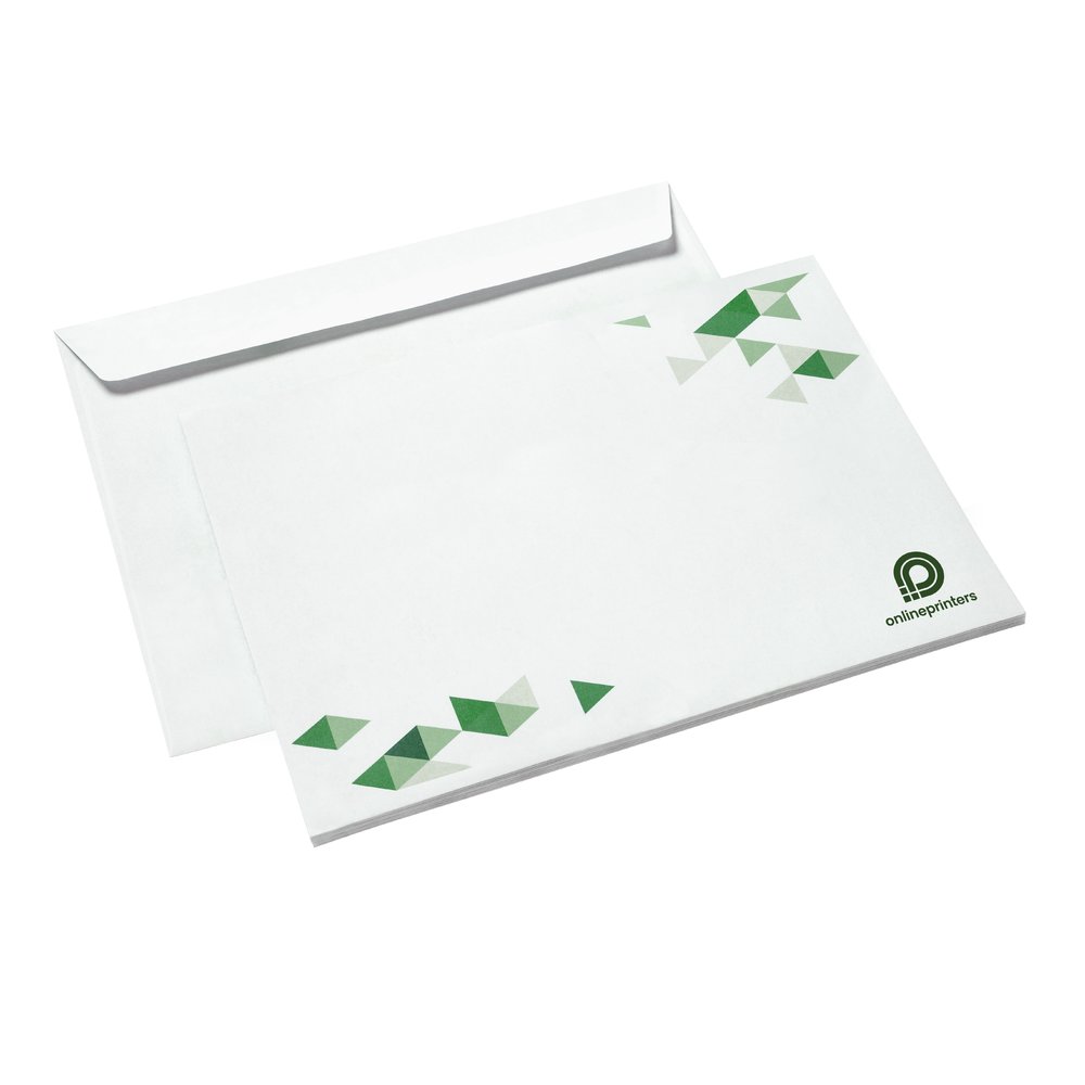 1000 Enveloppes C6 - sans fenêtre - 80 g/m² papier offset - impression recto/verso