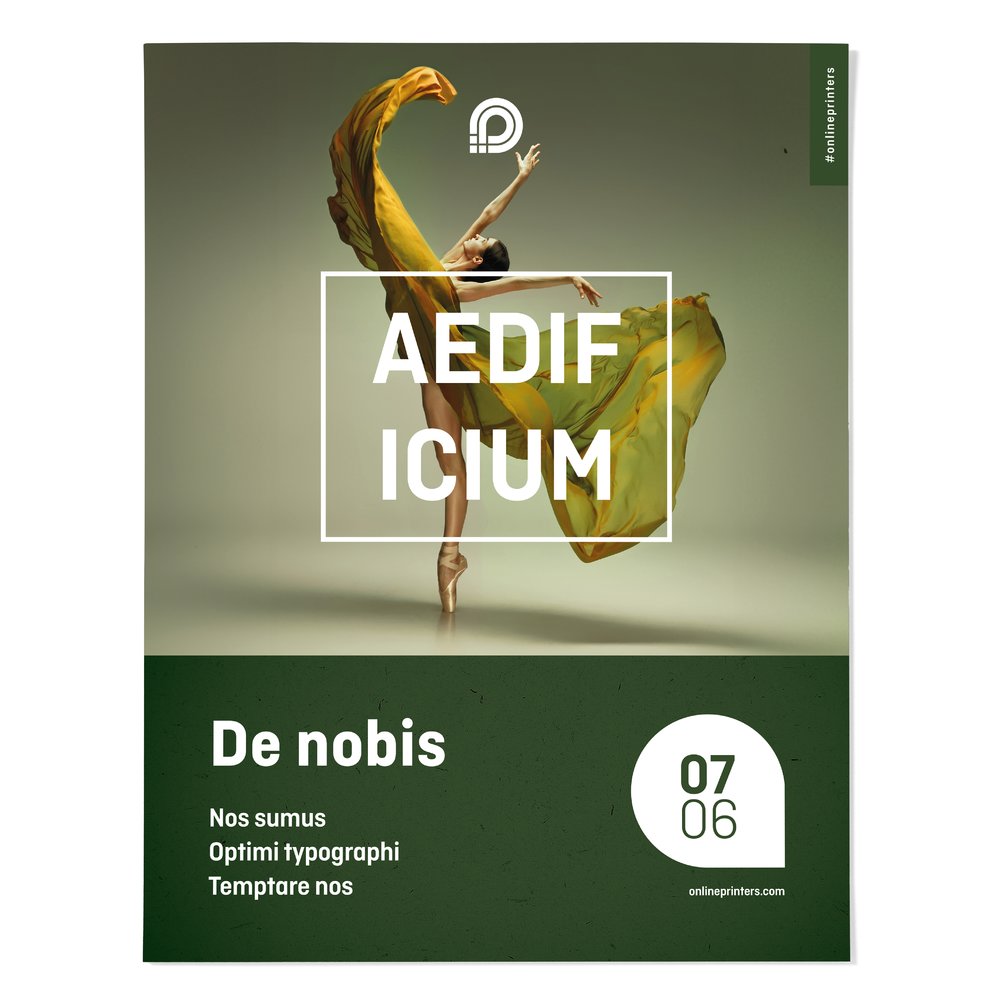 100 Affiches A1 - 100 g/m² papier couché - recto seul