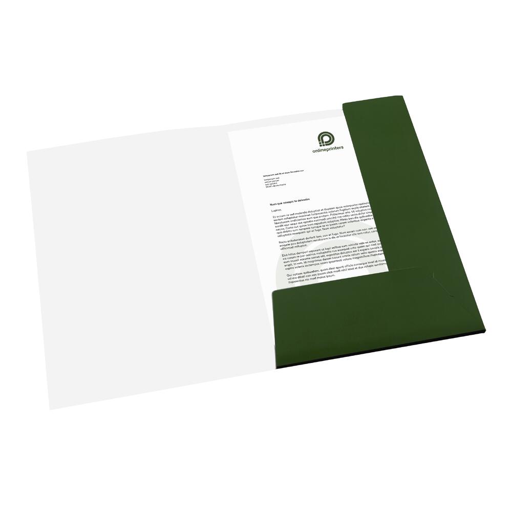 500 Chemises à rabats A4 - recto seul - 400 g/m² papier couché