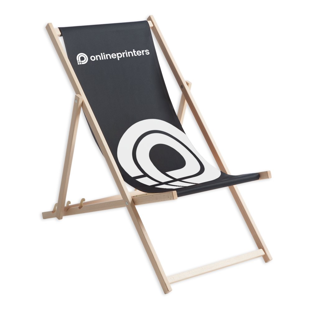 Chaises longues - Tissu polyester de 310 g/m² - blanc - 42,00 x 99,00 cm