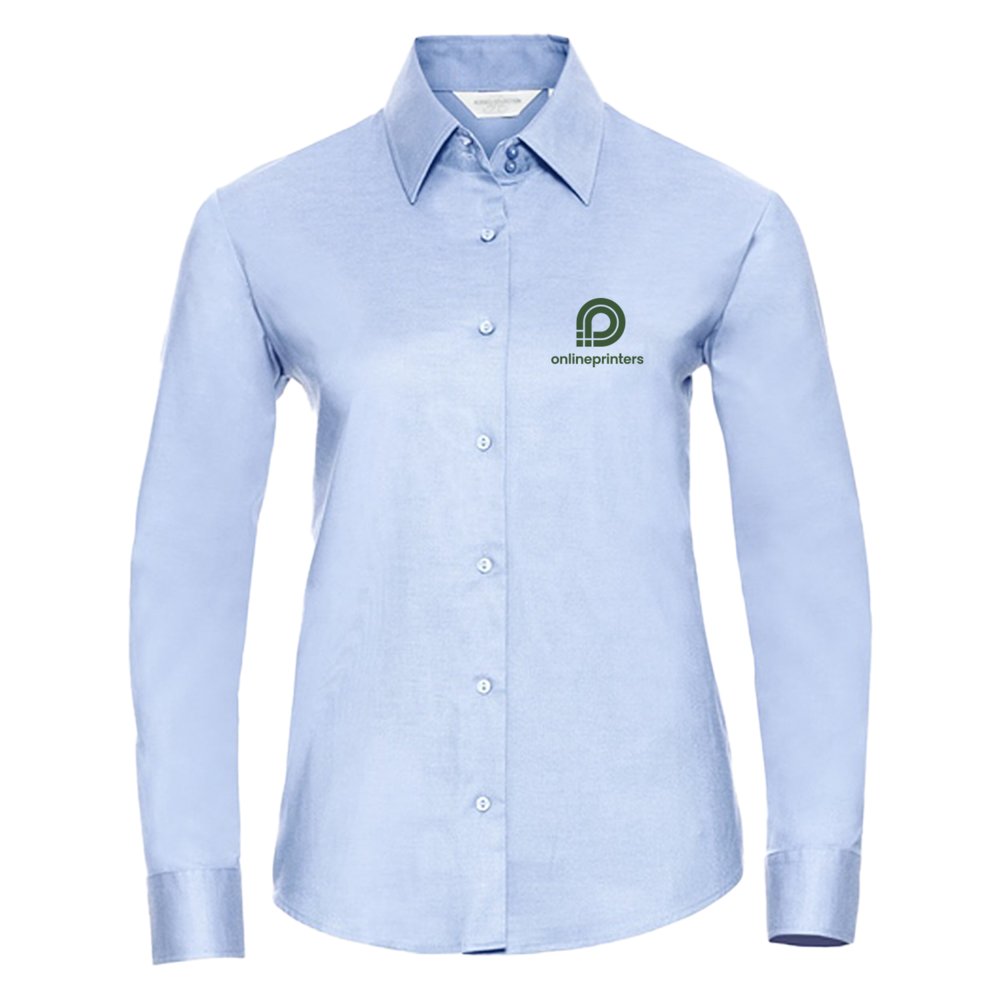 Chemisier Oxford Pour Femme Cecil - 100% Coton - Encolure Fendue Et Ourlet Arrondi - Style Classique Et Moderne