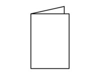 Dpliant pli 4 pages avec un pli.