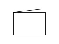 Cartes de rduction plies avec un pli.