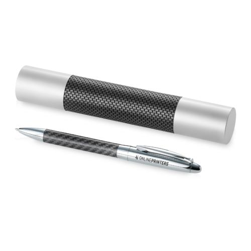 Stylo bille avec finition fibre de carbone Winona 1