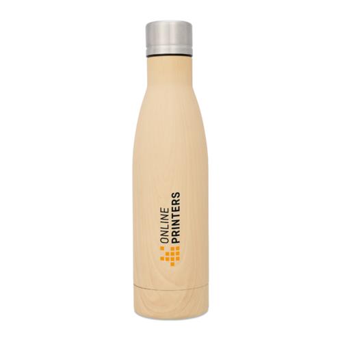 Bouteille isotherme imitation bois Vasa 500ml avec isolation vide et cuivre 1