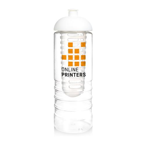 Bouteille et infuseur H2O Treble 750 ml avec couvercle dôme 1