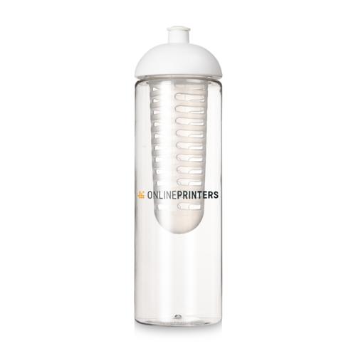 Bouteille et infuseur H2O Vibe 850 ml avec couvercle dôme 1