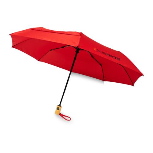 Parapluie en PET recyclé pliable 21" à ouverture/fermeture automatique Bo 2