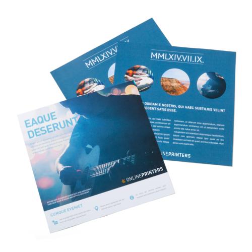 Flyers avec Impression Express, Format CD, impression recto/verso 2