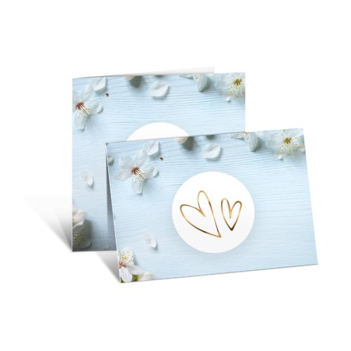 Cartes de mariage, format paysage, 8,5 x 5,5 cm 1