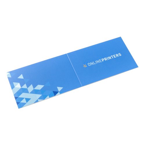 Cartes visite pliables, 8,5 x 5,5 cm, format paysage 3