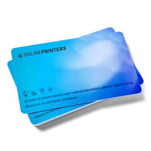 Cartes en plastique, 8,6 x 5,4 cm, impression recto/verso 2