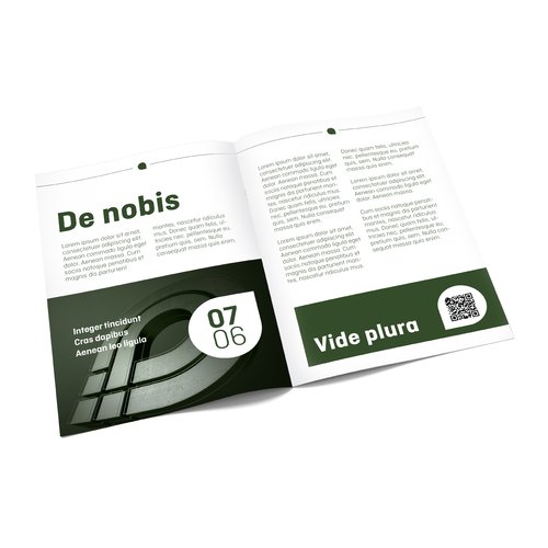 Brochures agrafées, format libre 2