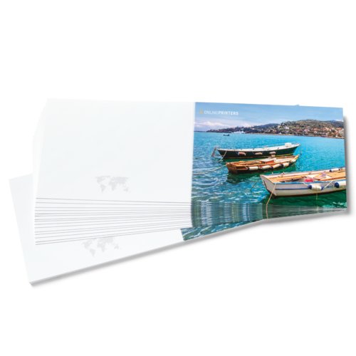 Cartes pliables format paysage, A6 4