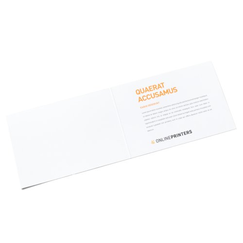 Cartes pliables format paysage, A7 3