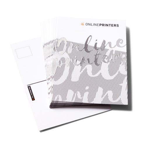 Cartes postales avec finition sélective, A4 5