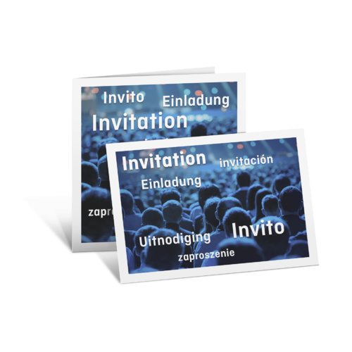 Cartons d’invitation, format portrait, DL 1