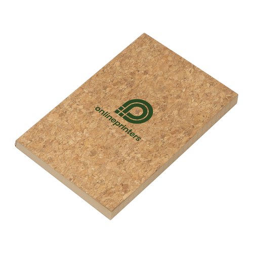 Carnet en liège avec pages lignées.