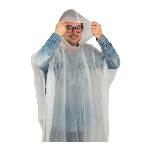 Poncho de pluie compostable Fleurus 2