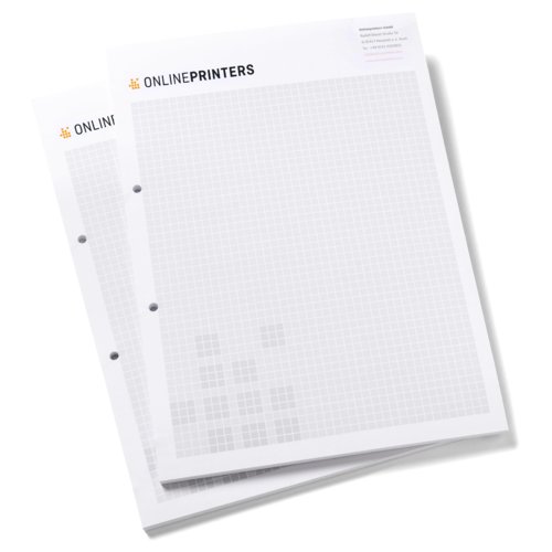 Blocs-notes en papier avec trous.