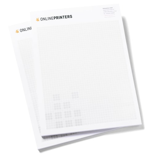 Blocs-notes avec en-tte colle.
