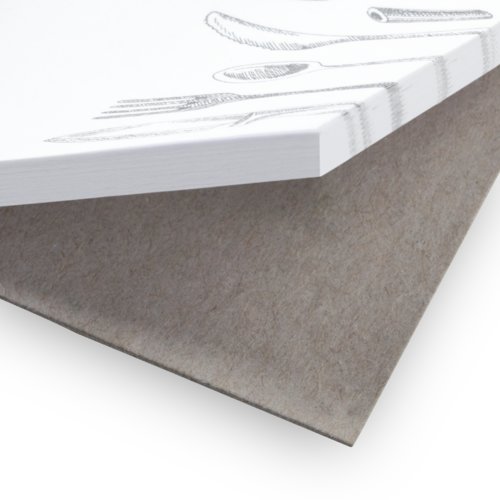 Bloc-notes en papier avec dos renforc.
