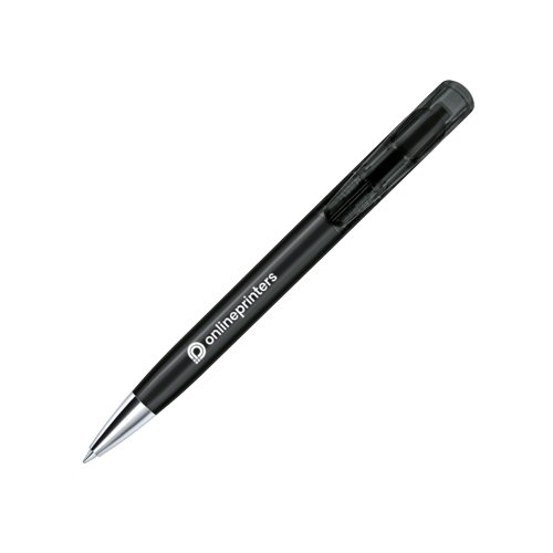 Stylo à bille rétractable avec pointe métallique senator® Challenger Clear 3