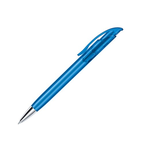 Stylo à bille rétractable avec pointe métallique senator® Challenger Clear 8