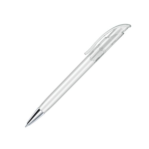 Stylo à bille rétractable avec pointe métallique senator® Challenger Clear 2