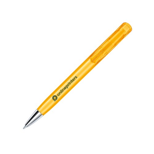 Stylo à bille rétractable avec pointe métallique senator® Challenger Clear 11