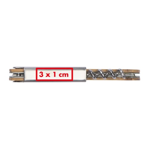 Couteau de sommelier en bois et mtal avec tire-bouchon.
