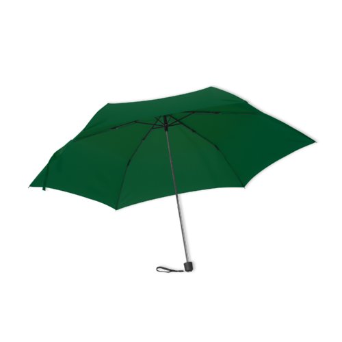 Mini parapluie vert, rsistant aux temptes et pliable.