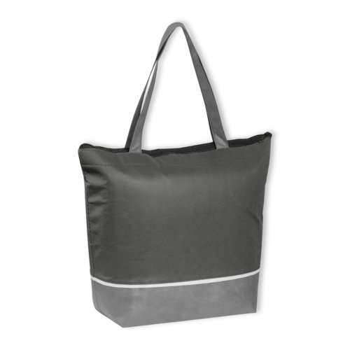 Sac isotherme anthracite en non-tiss avec fermeture clair.