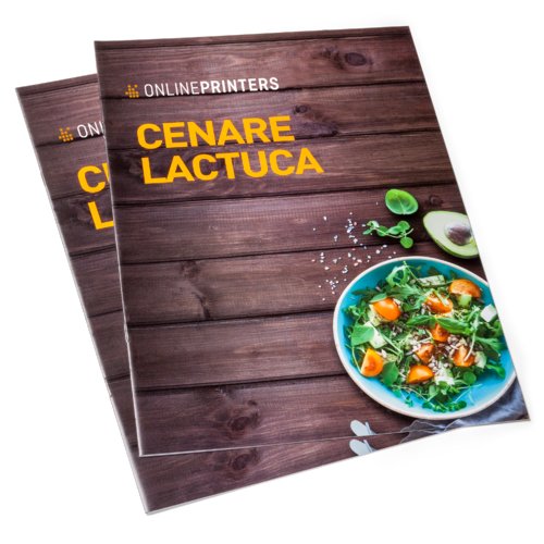 Cartes de menu agrafées, A4 1