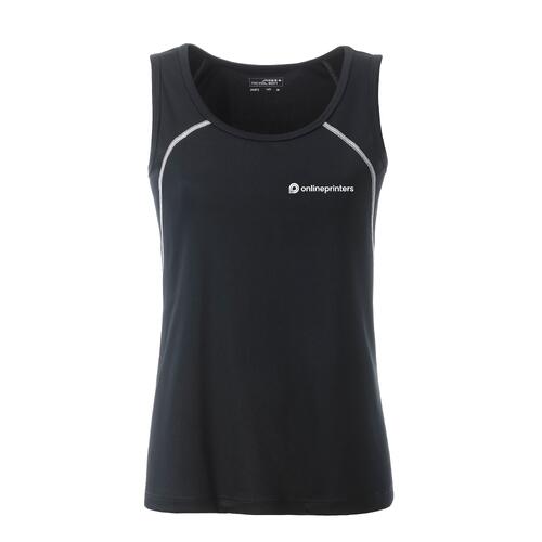 D�bardeur de sport pour femmes en mati�re respirante avec dos nageur.