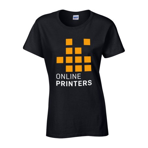 T-shirt pais en coton avec manches courtes.