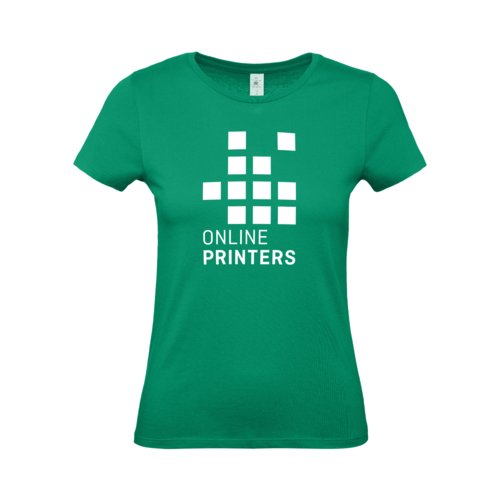 T-shirt vert en coton  manches courtes.