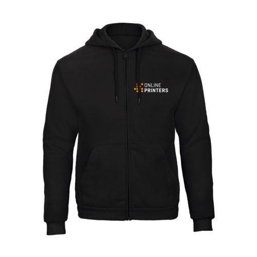Veste de survtement zippe avec capuche.