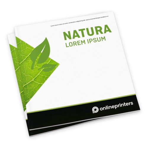 Catalogues à reliure collée écologiques & naturels, Carré, A3-Carré 2