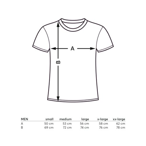 T-shirt en coton  manches courtes et col rond, unisexe.