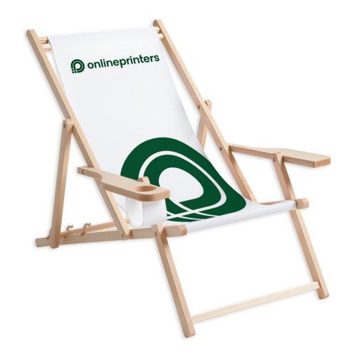 Chaises longues en bois avec accoudoirs 2