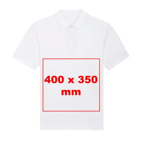 Polo en tissu avec manches courtes et patte boutonne.