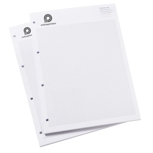 Blocs-notes en papier avec trous.