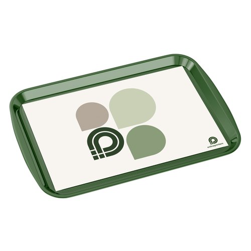Insert en papier blanc pour plateau de service.