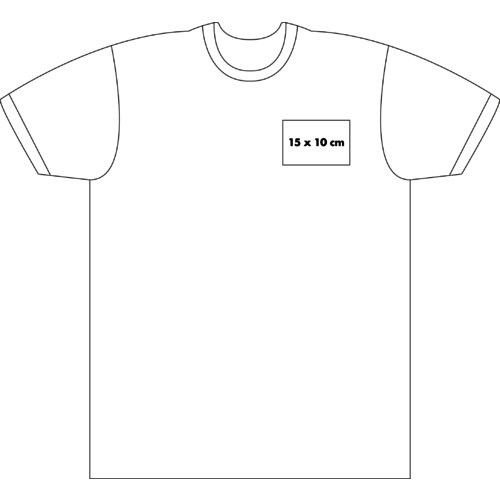 T-shirt en coton à manches courtes pour hommes.