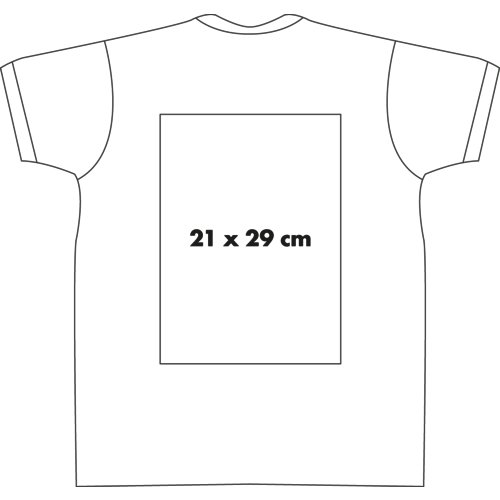 T-shirt en coton pour hommes avec manches courtes.