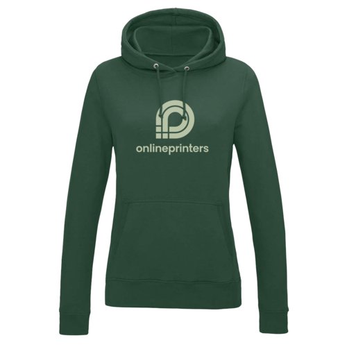 Sweat  capuche pour femme avec poche kangourou et cordon de serrage.
