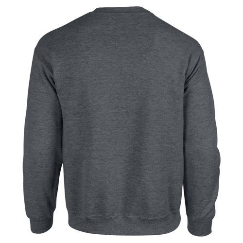 Sweat-shirt gris chiné en mélange de coton pour homme.
