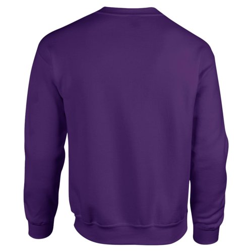 Sweat-shirt violet en mélange de coton pour hommes.